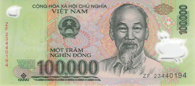 Vietnam p122s 100000 Dong 2023